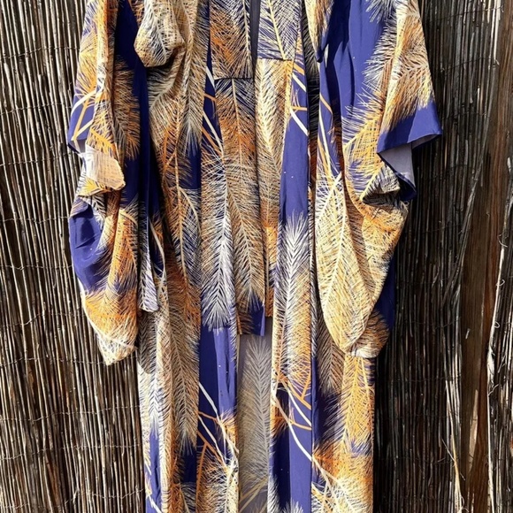 Vintage 70s/ 70s Hand stitched Kimono Hawaii - Picture 2 of 10